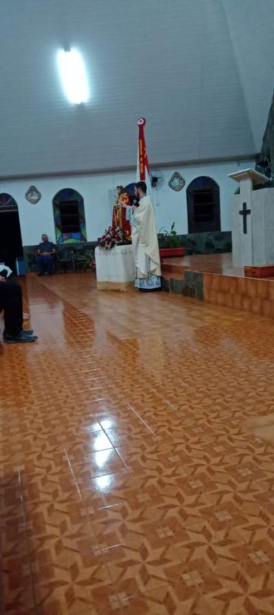 Fiéis participam da segunda noite de Tríduo em honra ao Senhor Bom Jesus na Comunidade de Campo Mendes 